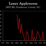 Chart showing insect population trends